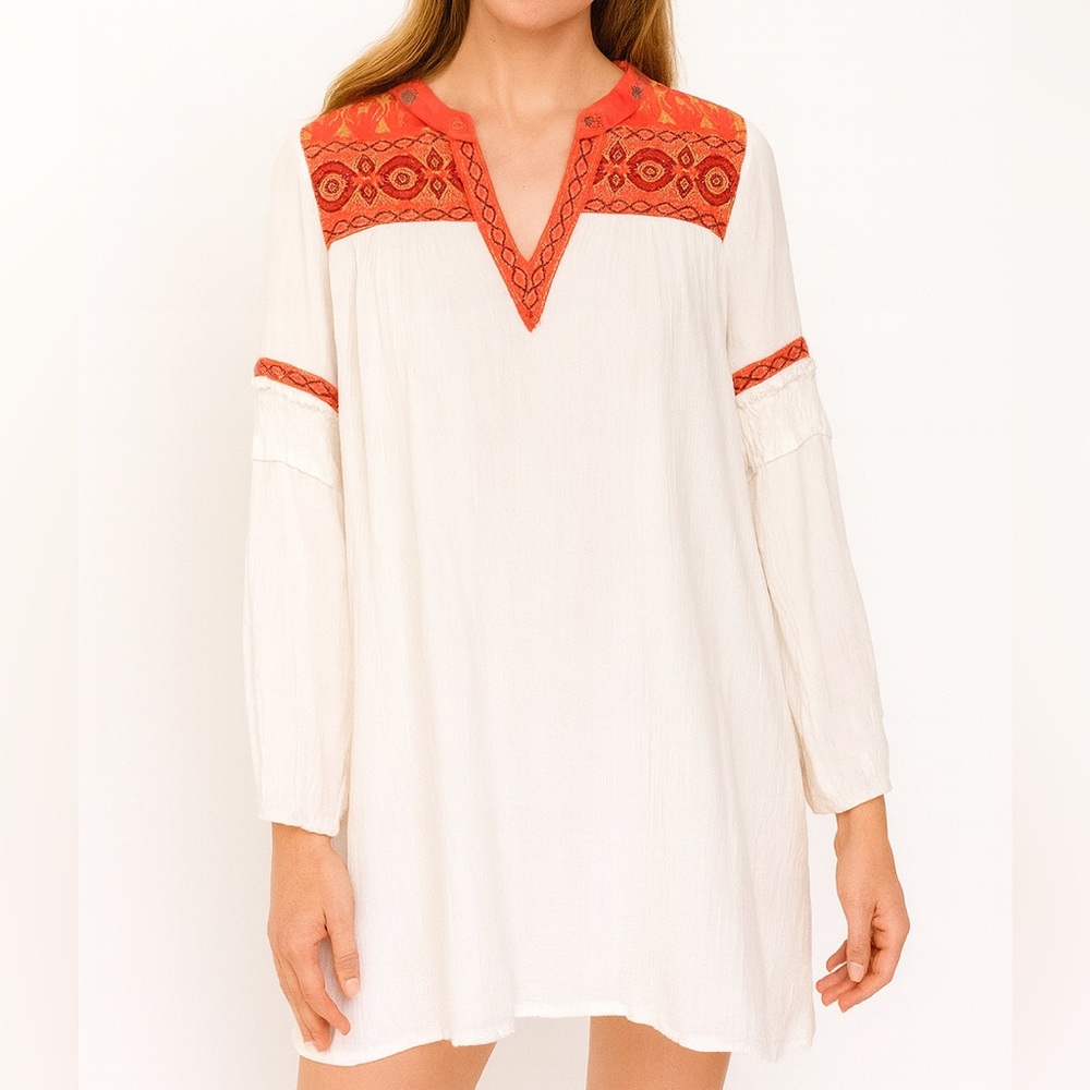 Esley Boho Top Style midi Dress, Size M